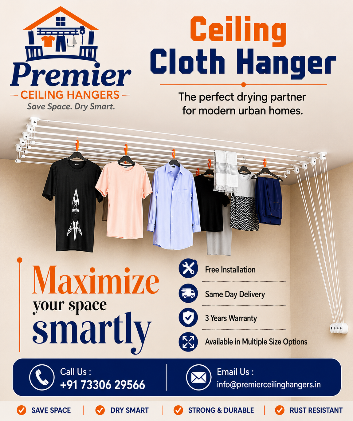 Ceiling Hangers in Secunderabad | premierceilinghangers