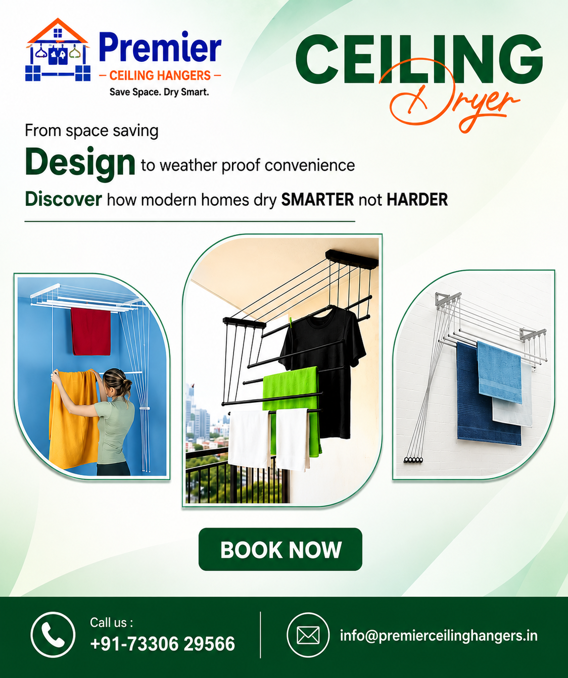 Balcony Cloth Hangers | premierceilinghangers